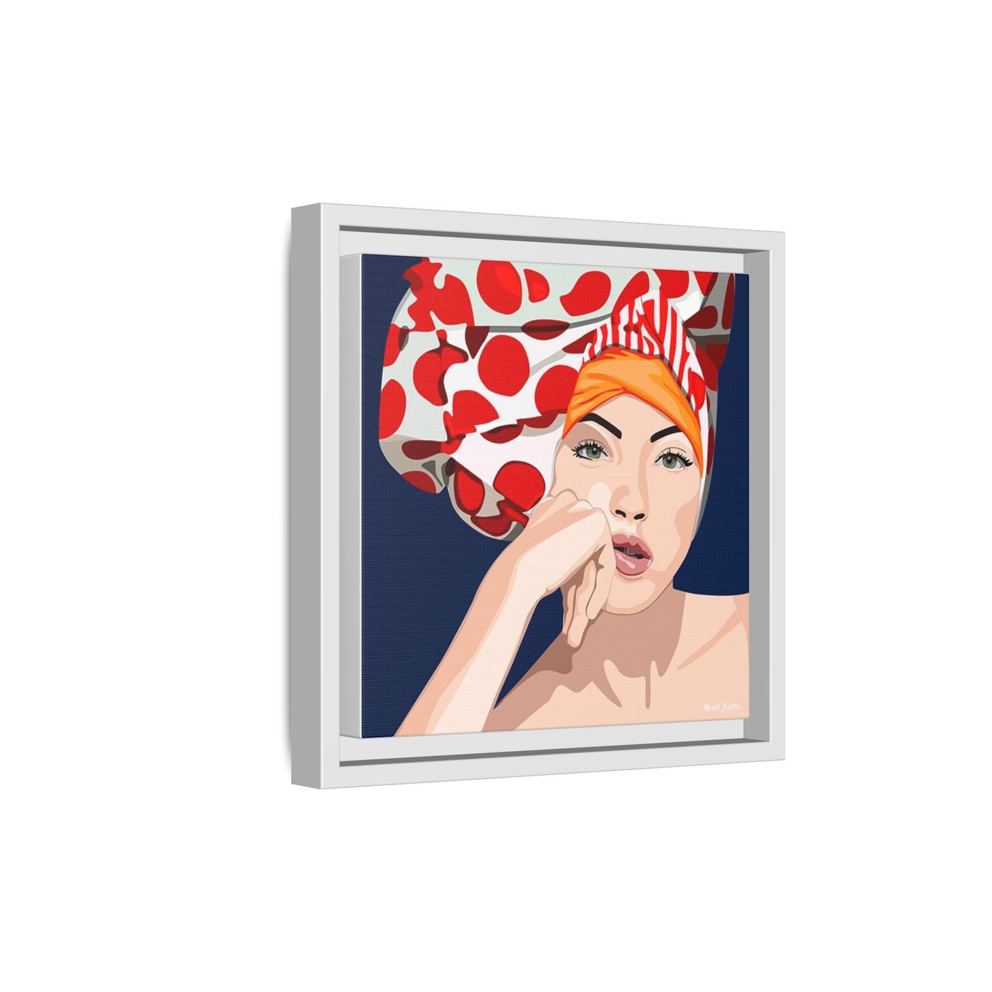 Vivid 20 by Orit Fuchs Pop Art Matte Canvas Framed Wall Art Print