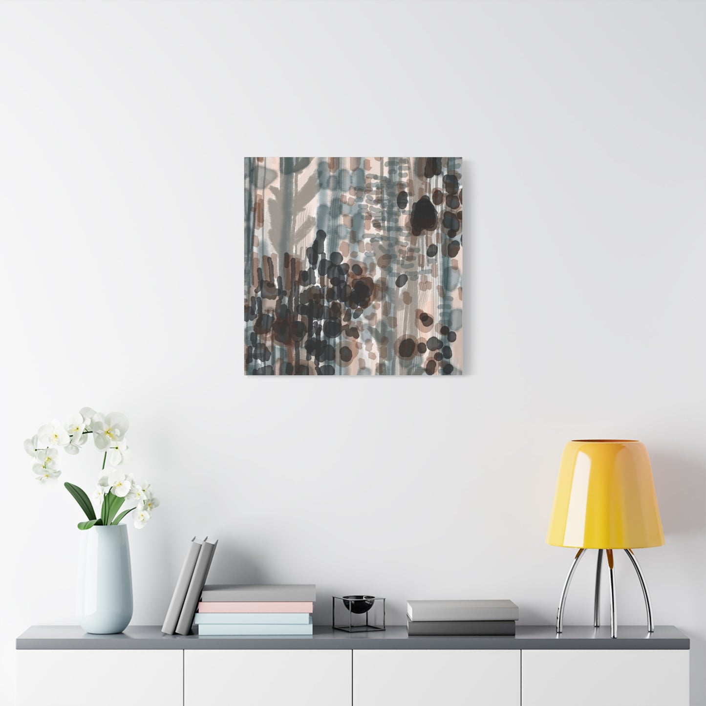 Vleken by an unknown artist Abstract Matte Canvas Wall Art