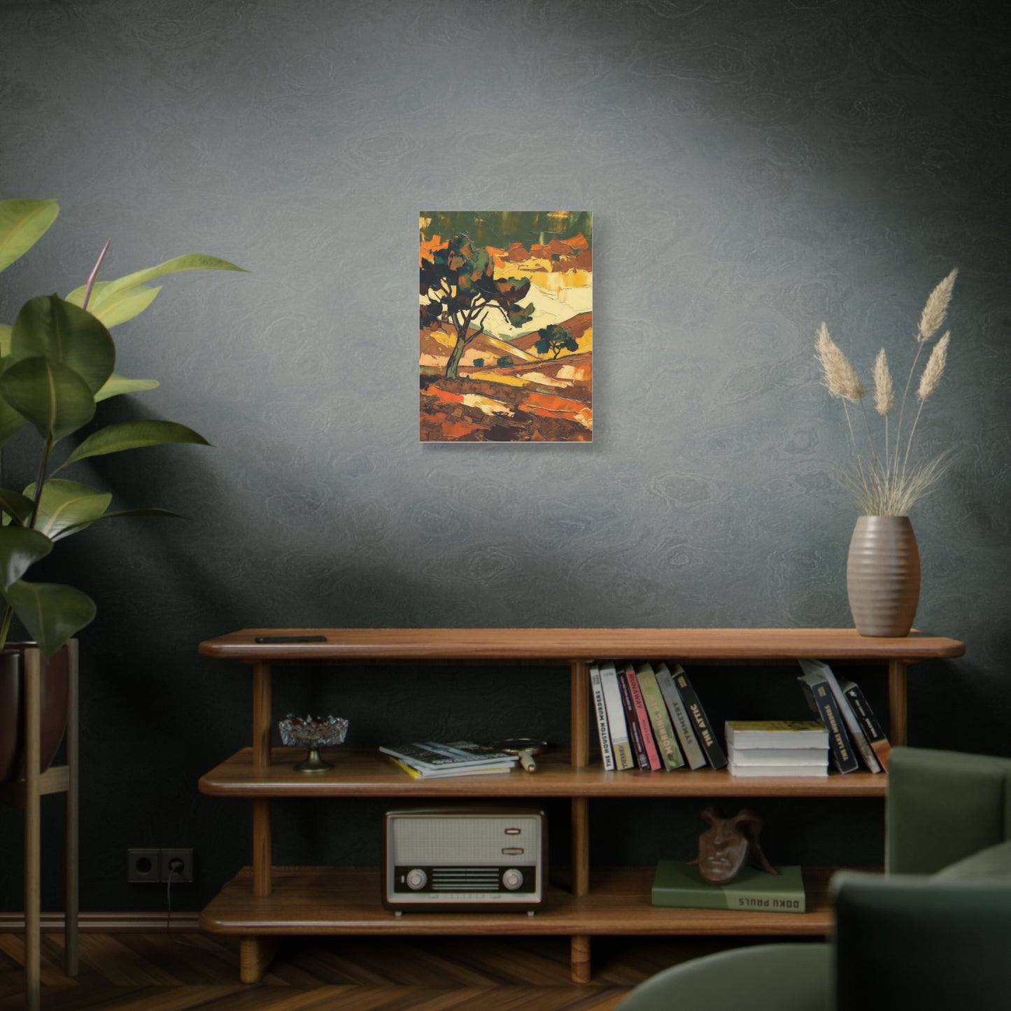 Abstract Autumn Landscape Canvas