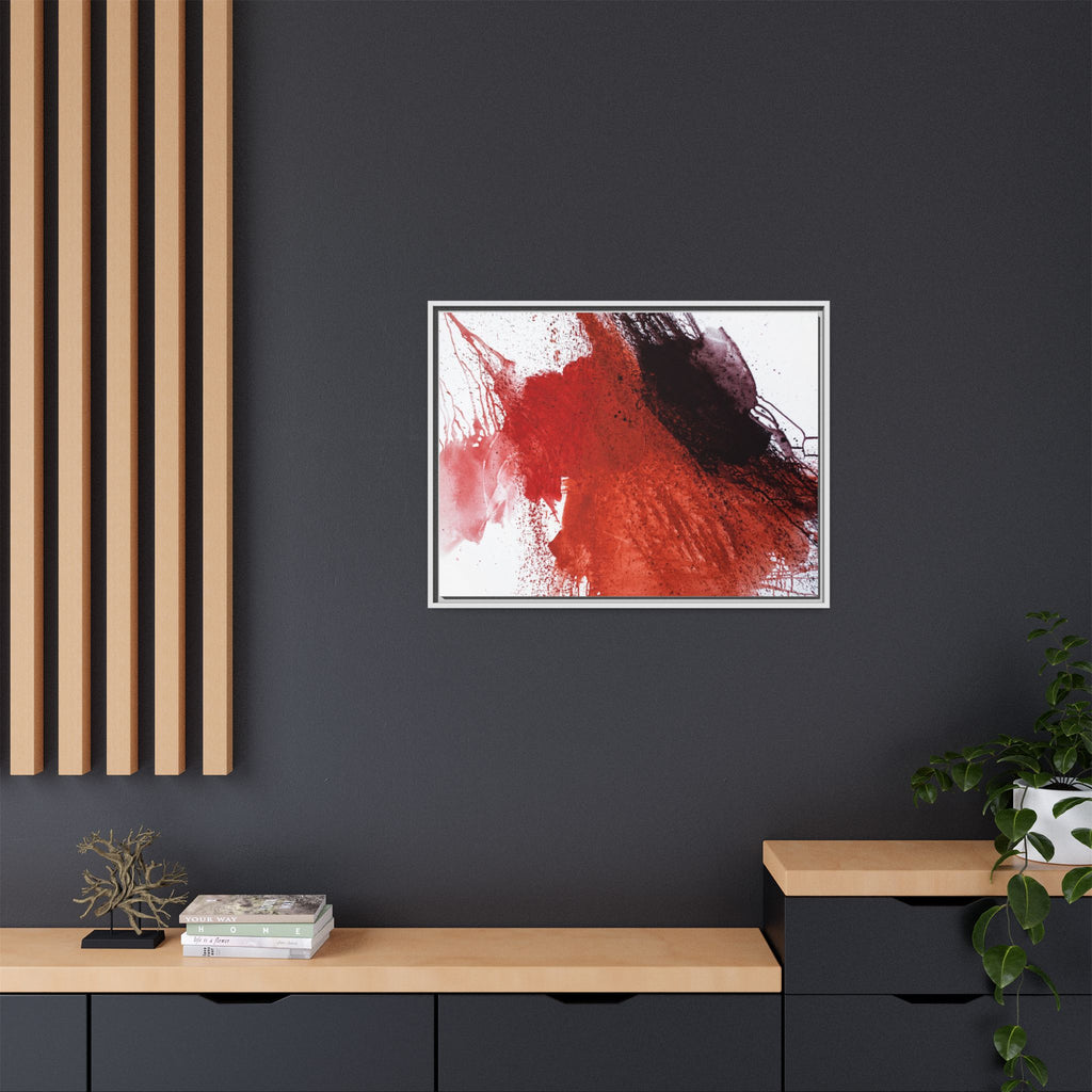 Flame by Natalija Miladinovic Matte Canvas Framed Wall Art