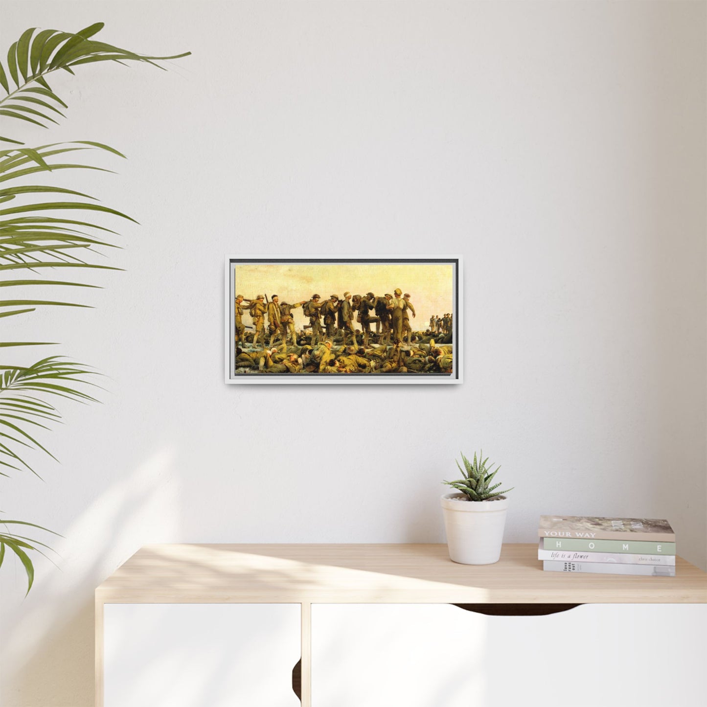 Gassed by John Singer Sargent (RA) Framed Matte Canvas Print
