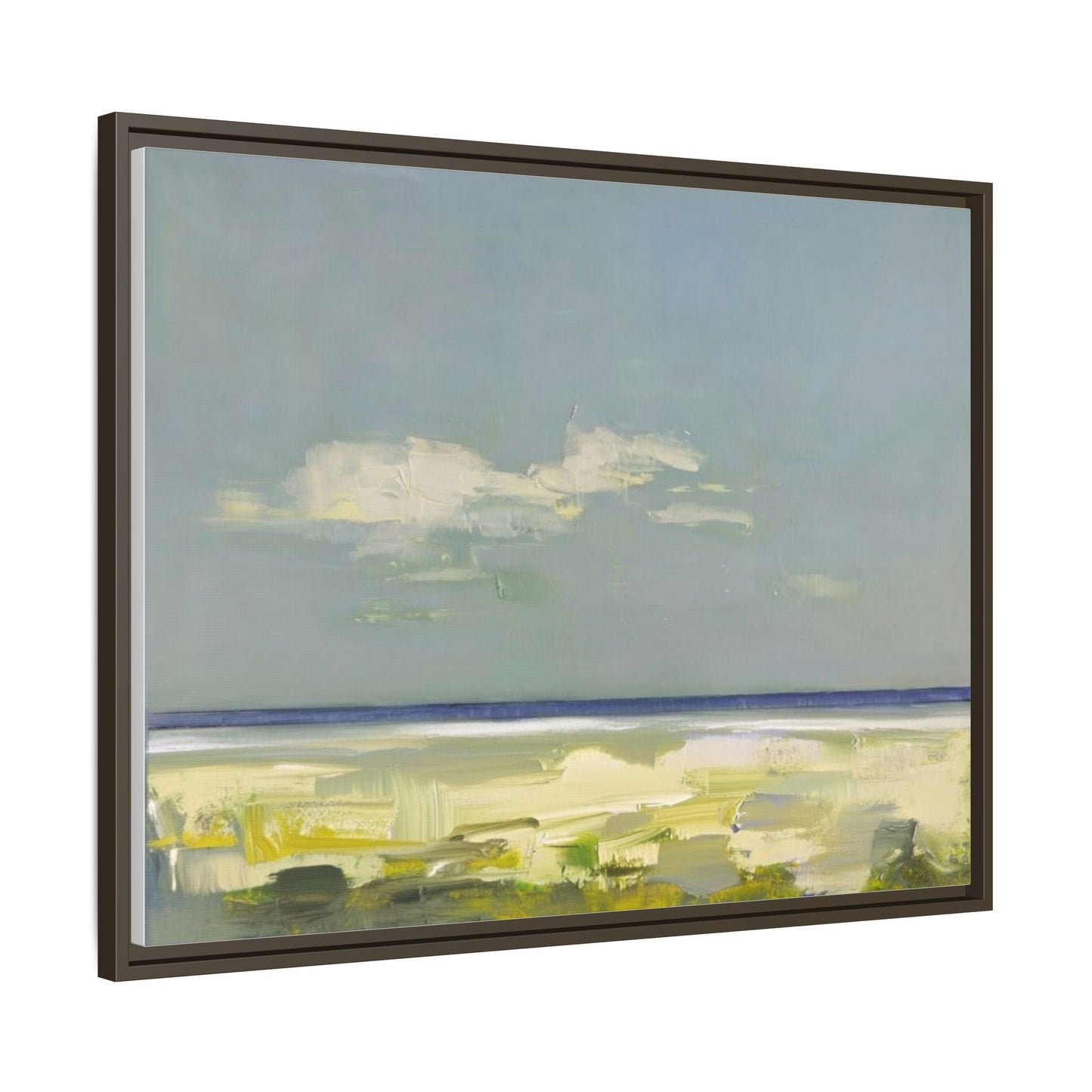 Coastal Calm Matte Canvas Framed Wall Art