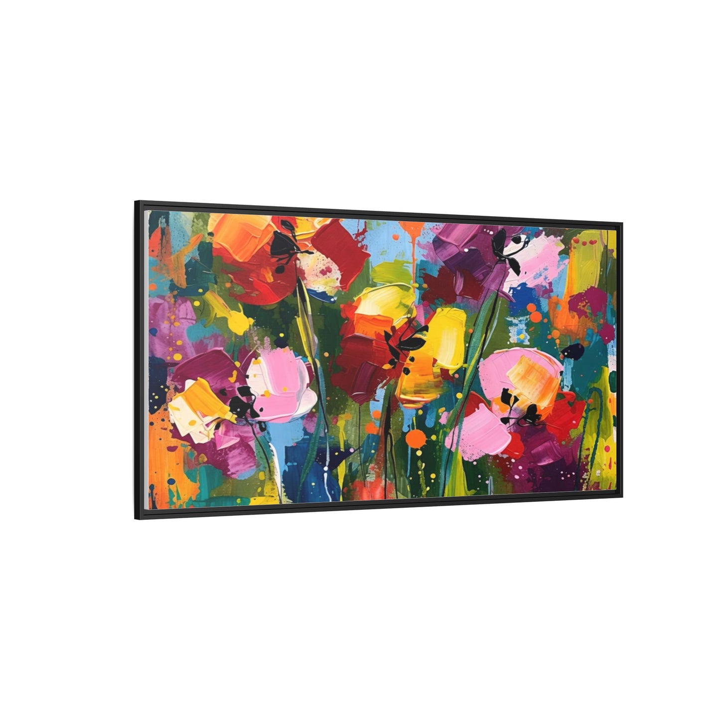Matte Canvas, Framed (Multi-color)