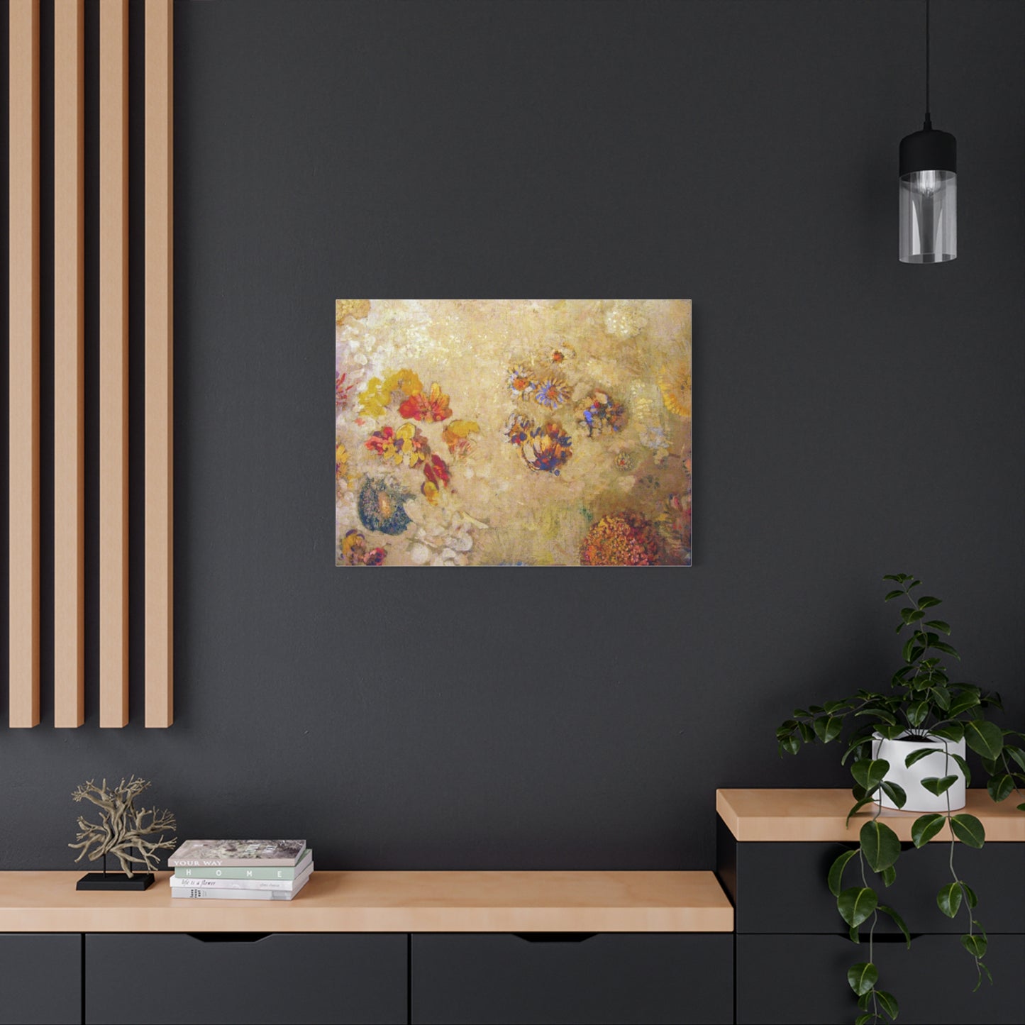 Andrevanb Panneau Décoratif by Odilon Redon Matte Canvas Wall Art Print