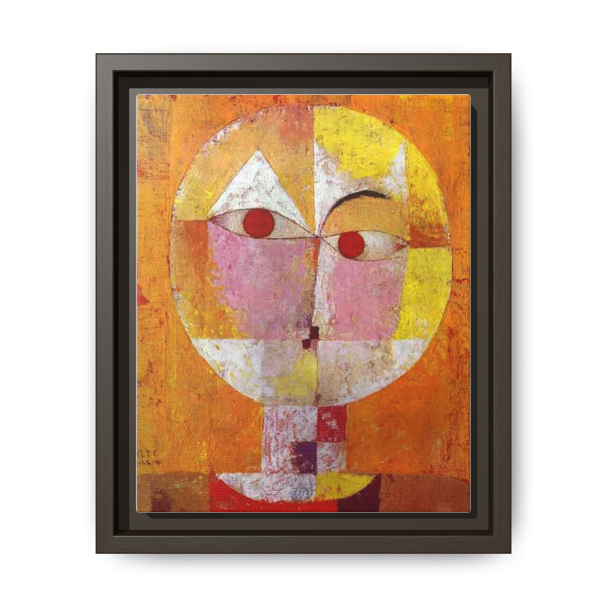 Senecio II by Paul Klee Canvas Framed Wall Art Print