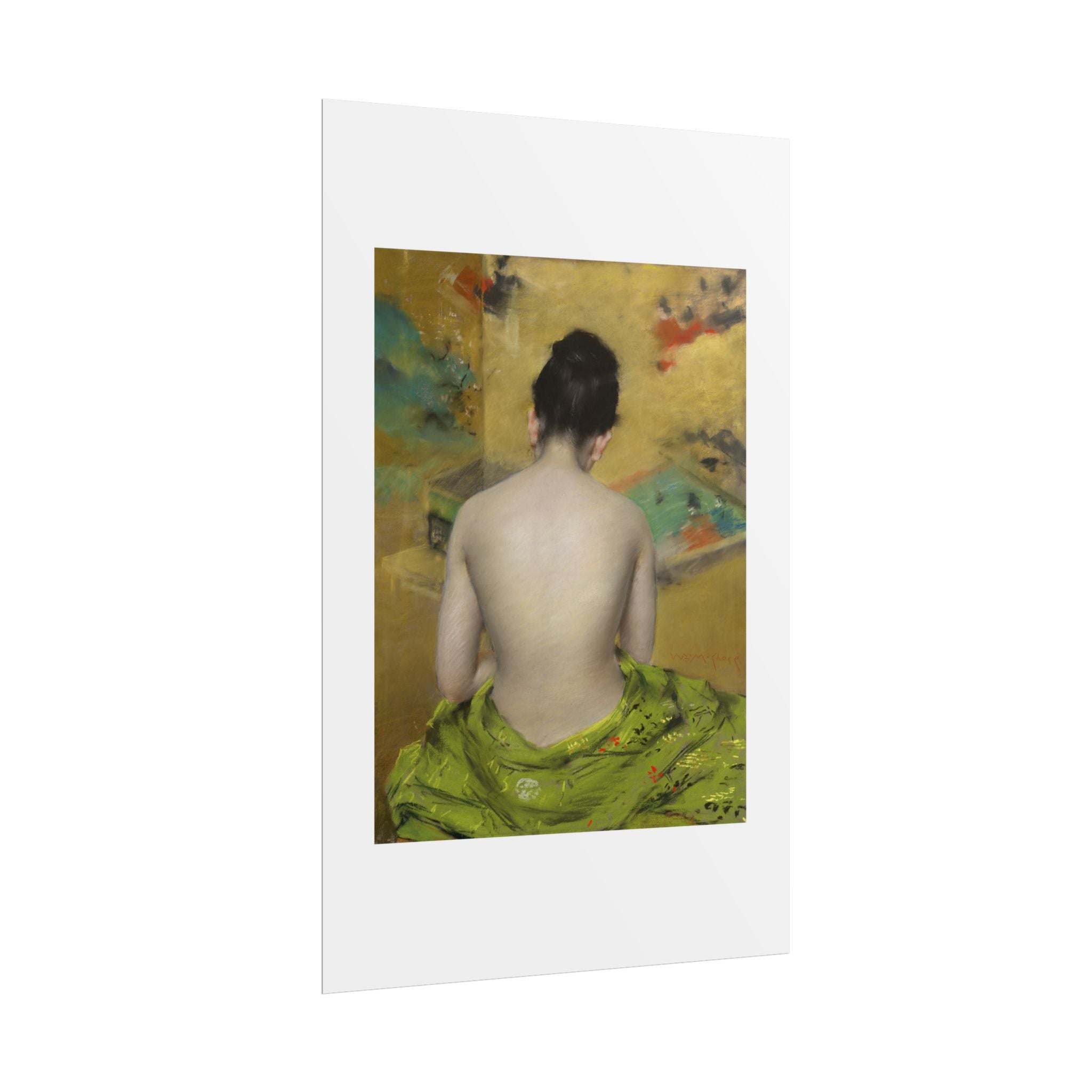 Study of Flesh Color and Gold by William Merritt Chase Wall Art Print