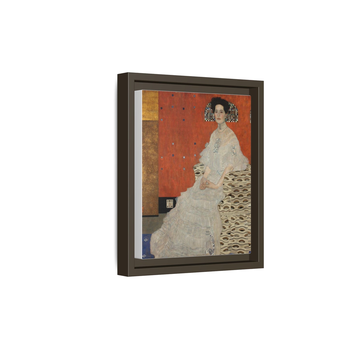 Fritza Riedler by Gustav Klimt Framed Matte Canvas Wall Art Print