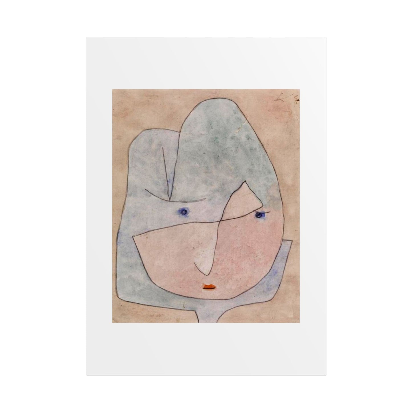This Bloom is About to Wither by Paul Klee Wall Art Print