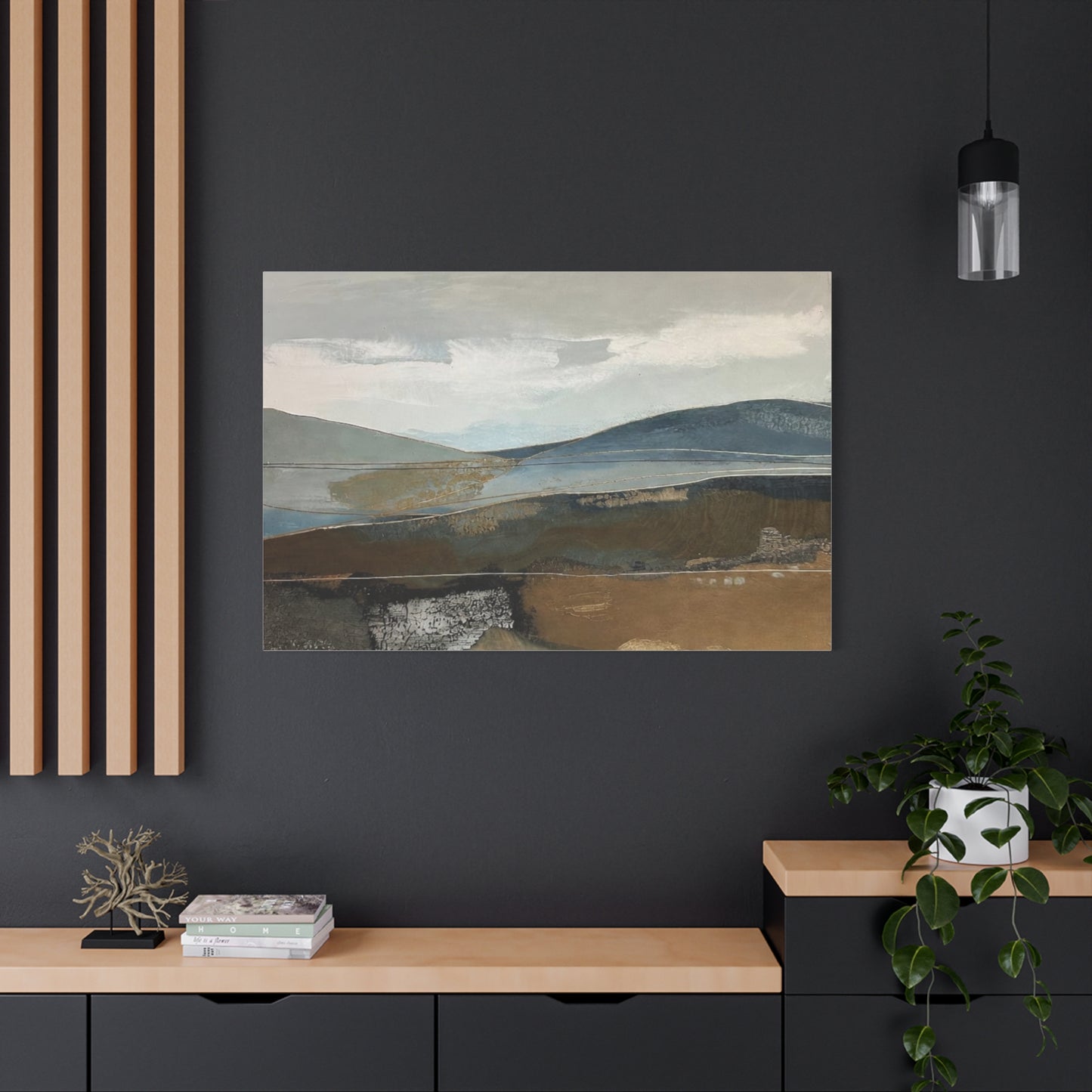 Landscape print Matte Canvas, Stretched, 1.25"