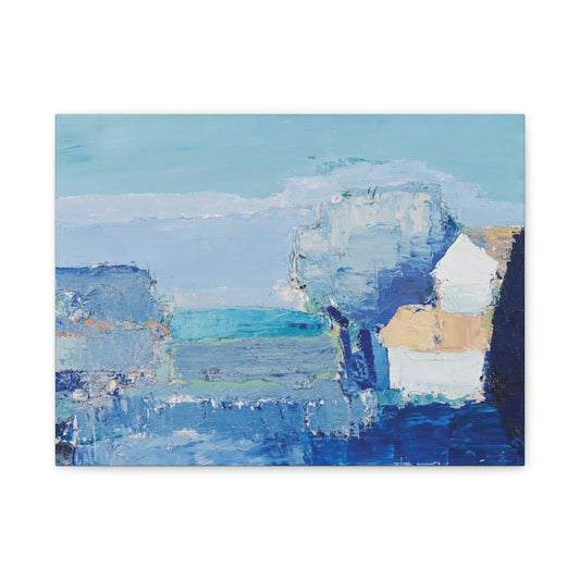Paysage de Provence by Nicolas de Staël Matte Stretched Wall Art Print