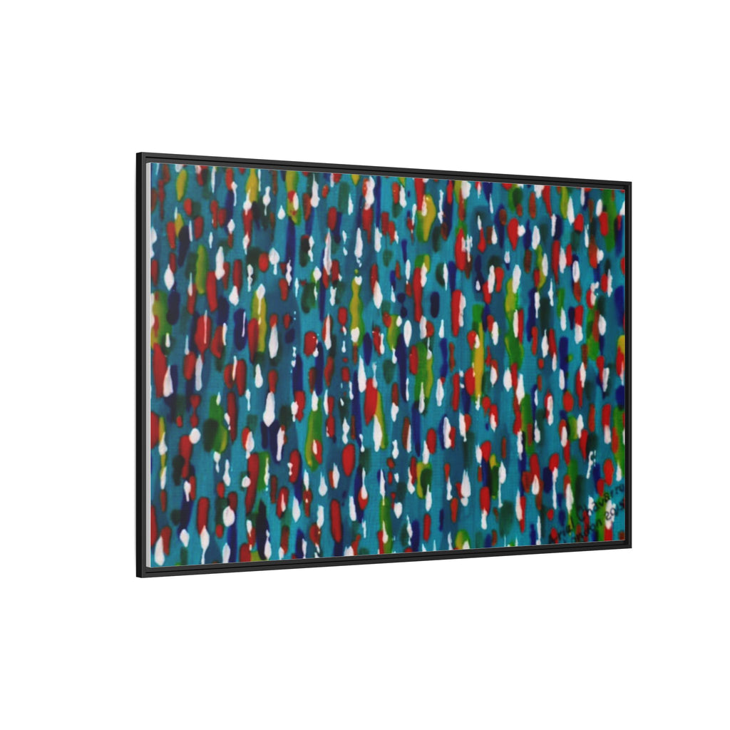 Colours Of The Soul Reflecting On Water by Ariel Chavarro Avila Matte Canvas Framed Art