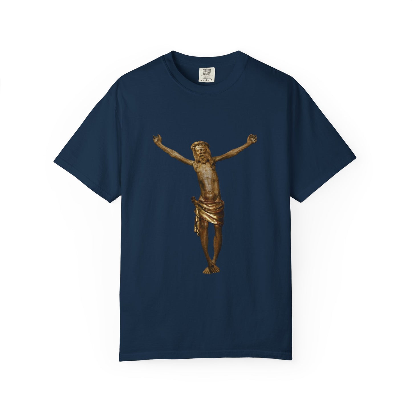 Unisex Christ on the cross Garment-Dyed T-shirt