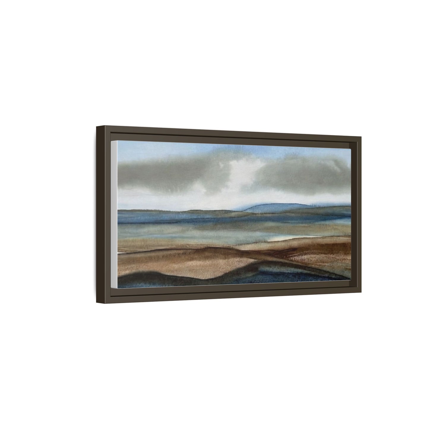 Matte Canvas Landscape, Framed (Multi-color)