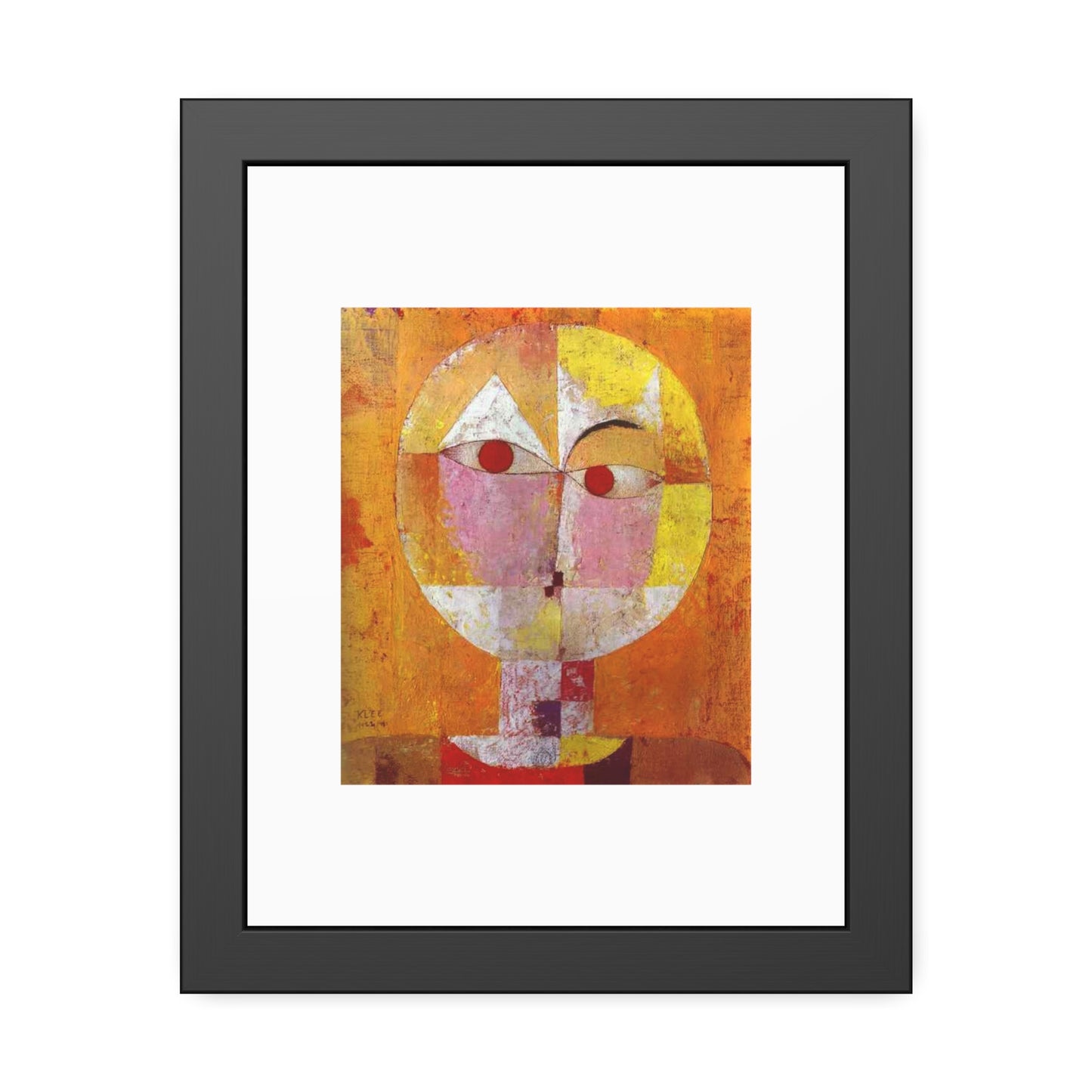 Senecio II by Paul Klee Framed Wall Art Poster