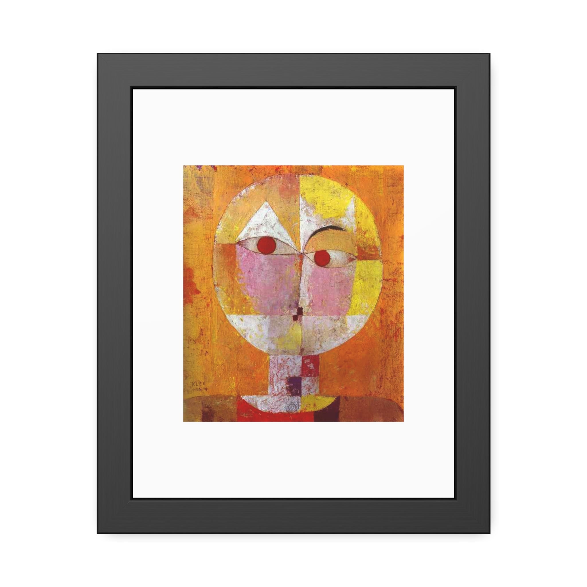 Senecio II by Paul Klee Framed Wall Art Poster