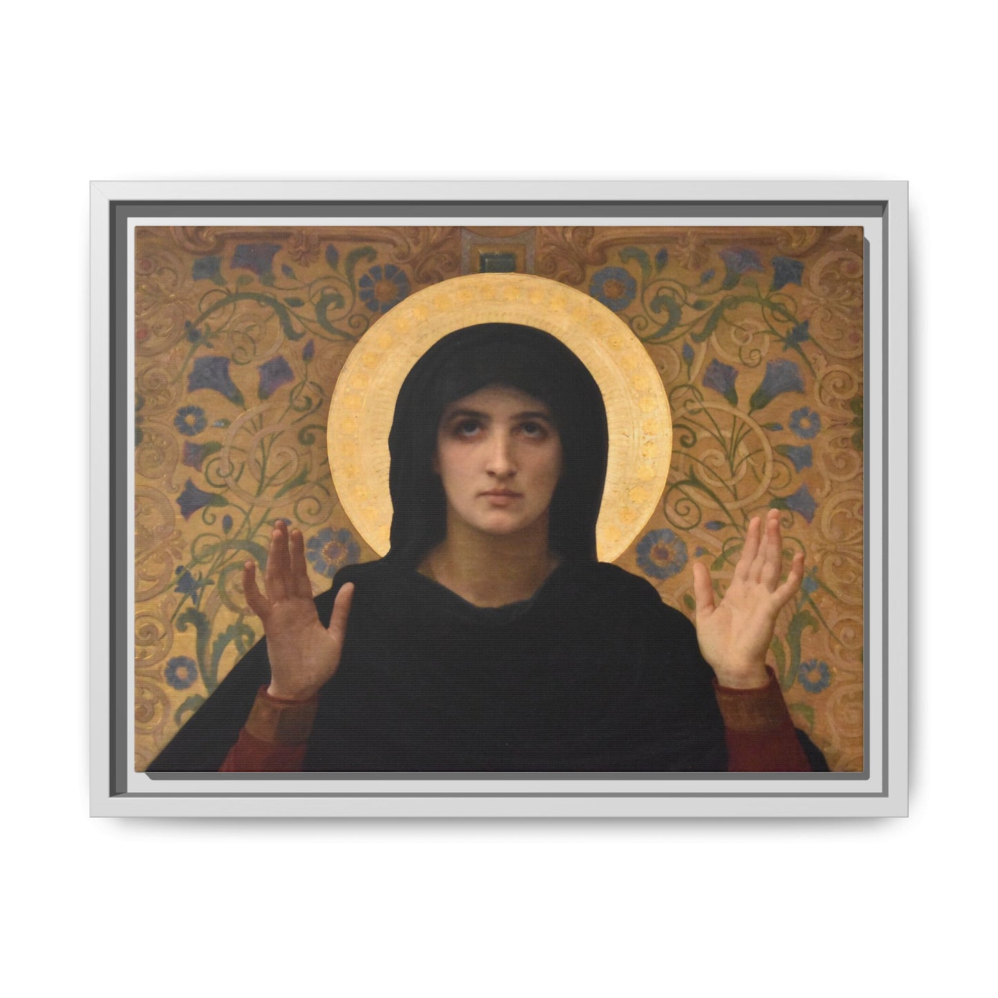 La Vierge consolatrice by William Adolphe Bouguereau Framed Matte Canvas Wall Art
