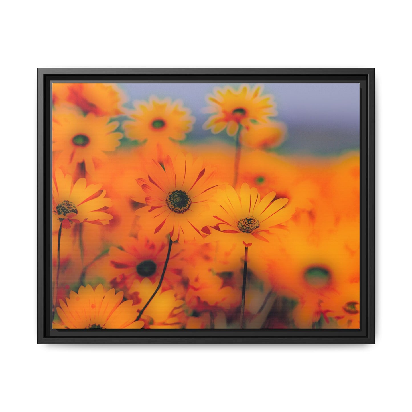 Bee Garden by Norman Barrett Framed Matte Canvas Wall Art Print