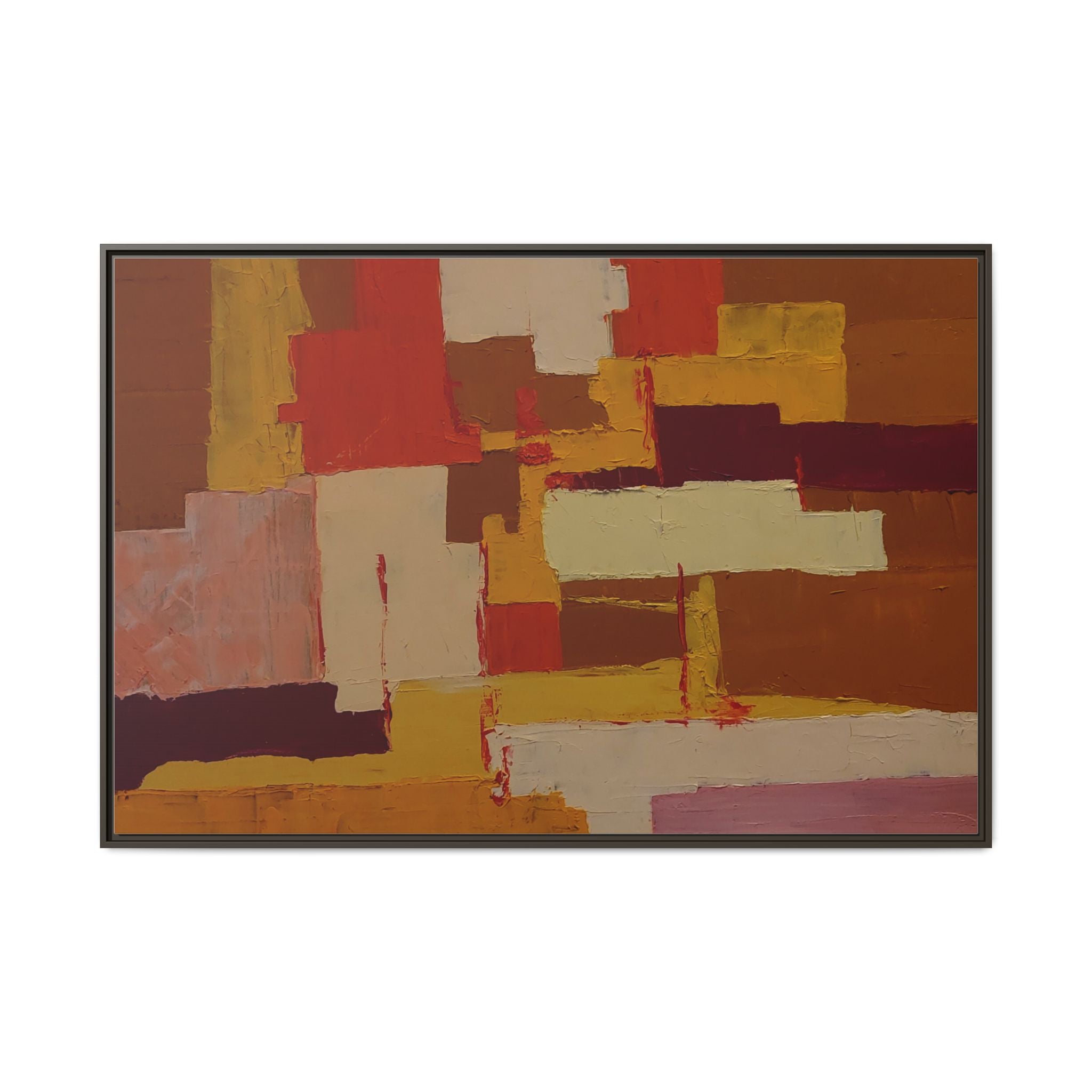 Tableau Confusion by Nicolae Calancea Framed Canvas Wall Art Print