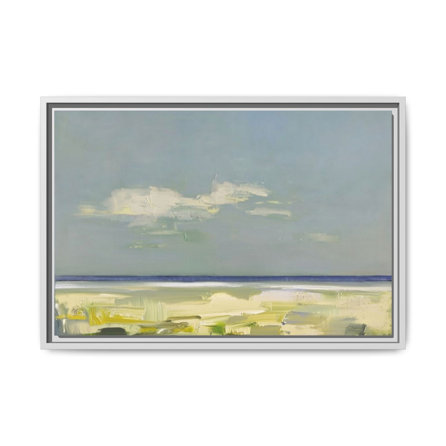 Coastal Calm Matte Canvas Framed Wall Art