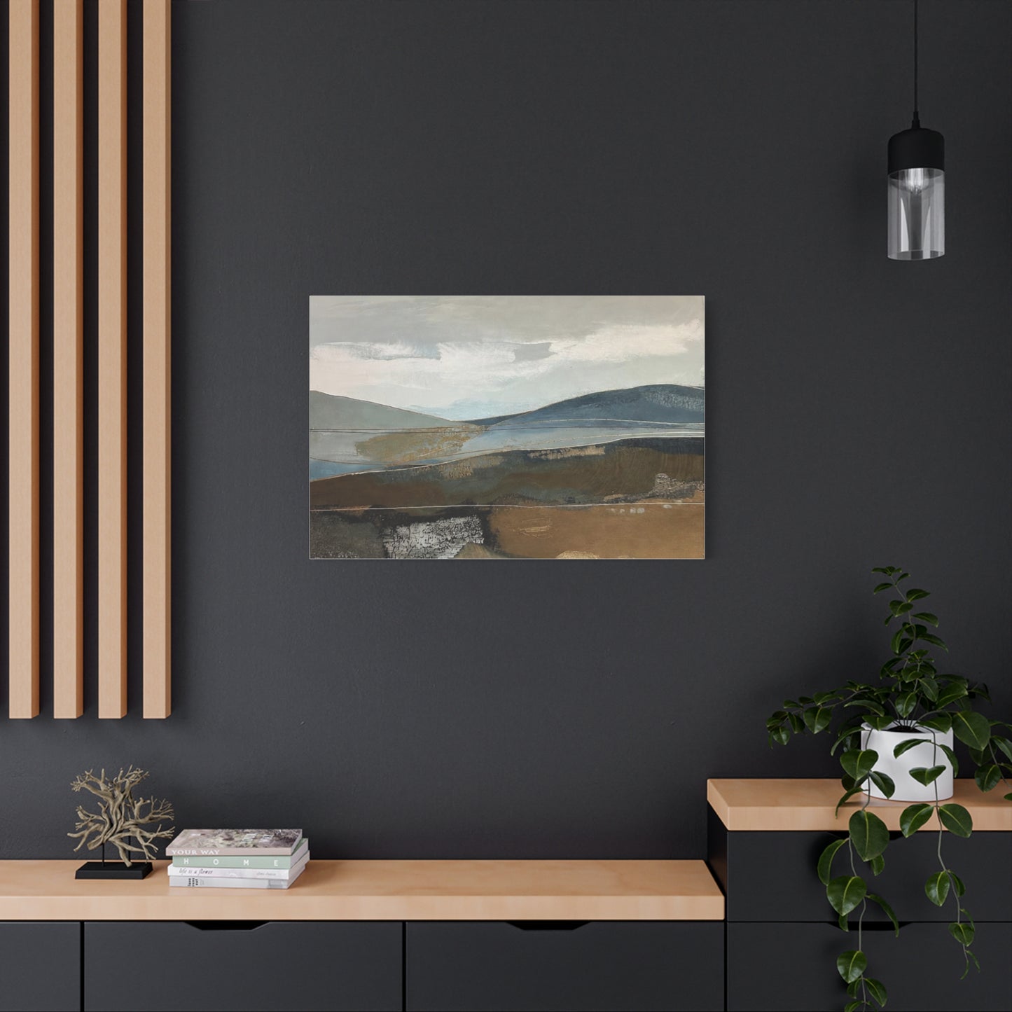 Landscape print Matte Canvas, Stretched, 1.25"