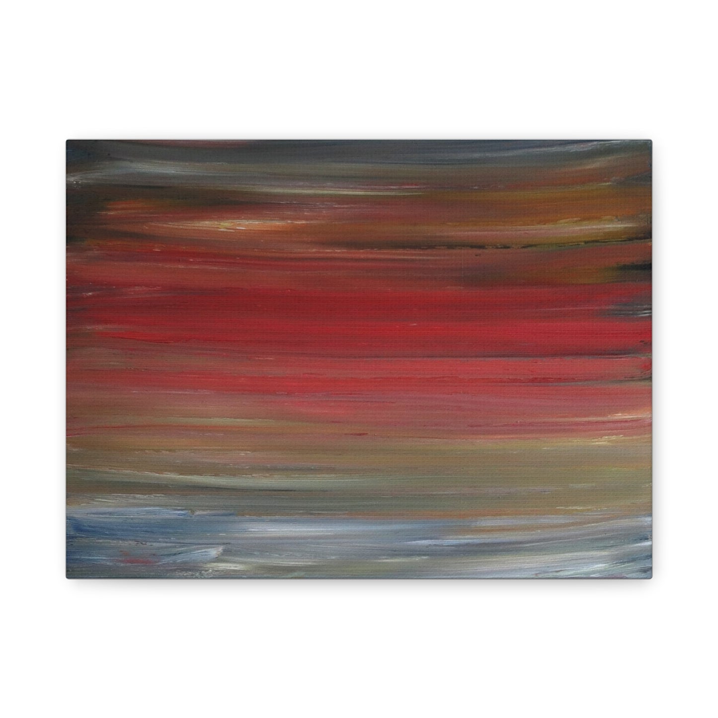 Misty morning by Norman Barrett Matte Canvas Print Wall Art