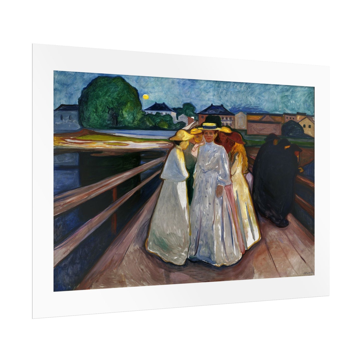 On the Bridge (Thielska) by Edvard Munch Wall Art Print