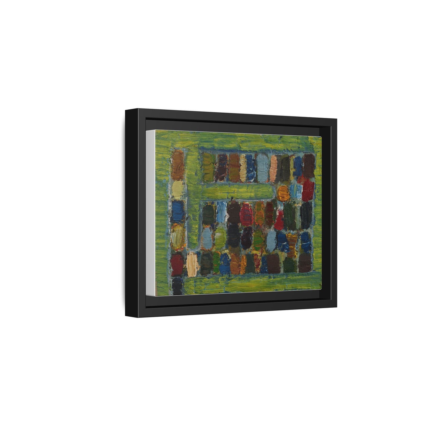 JMC-1970-3 by Jean-Michel Coulon Matte Canvas Framed Wall Art Print