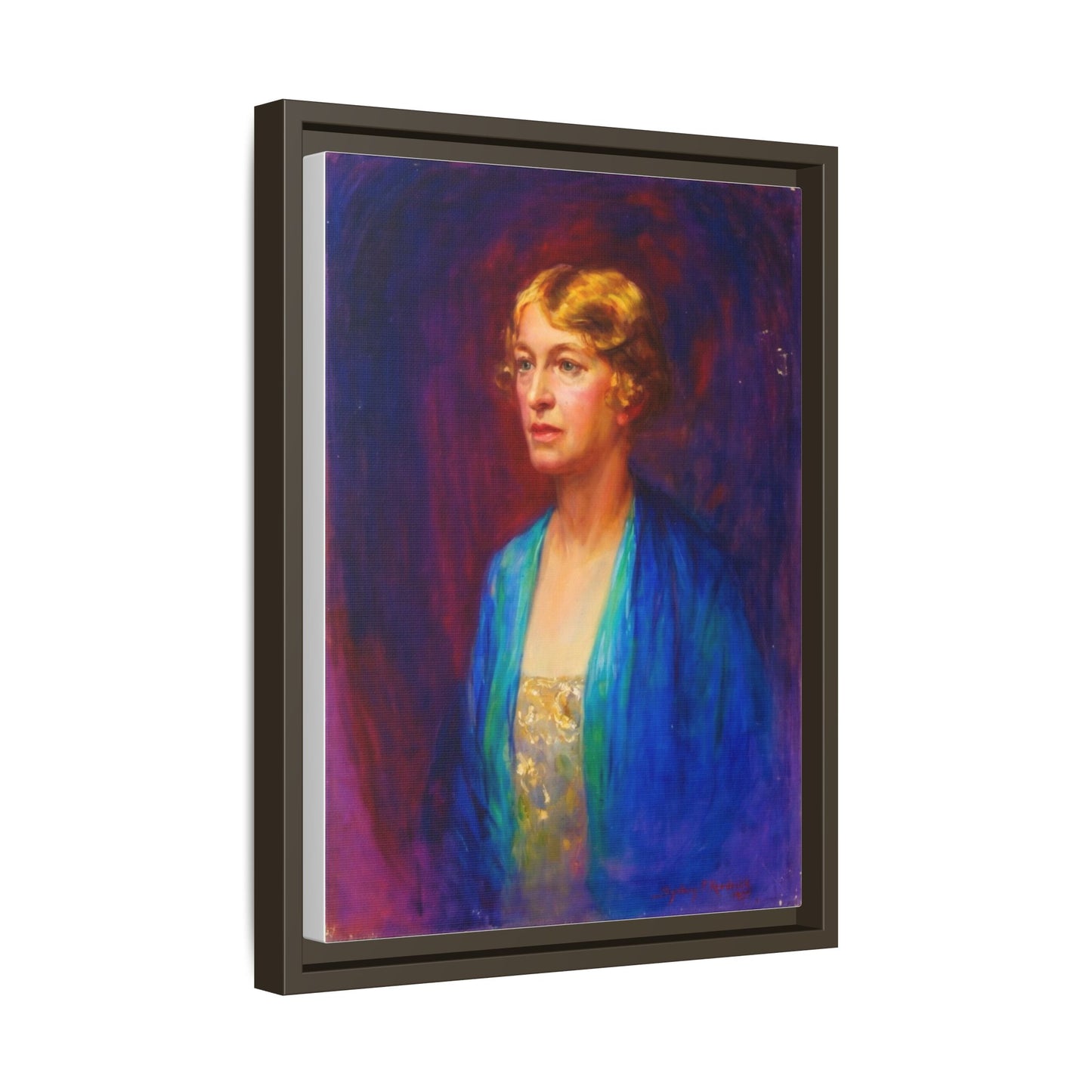 Matte Canvas Portrait , Framed (Multi-color)