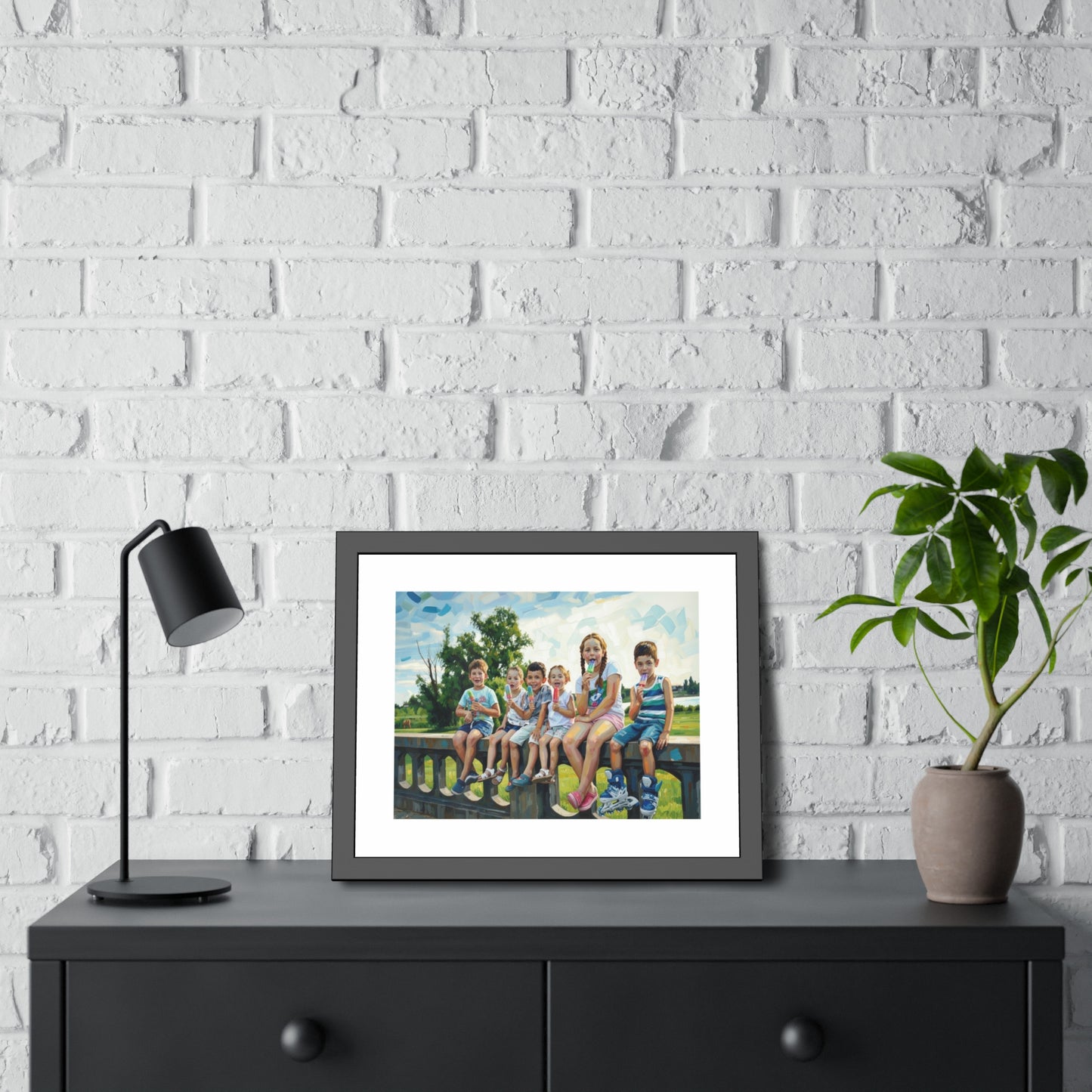 Framed Poster - Custom Family Portrait Art Print