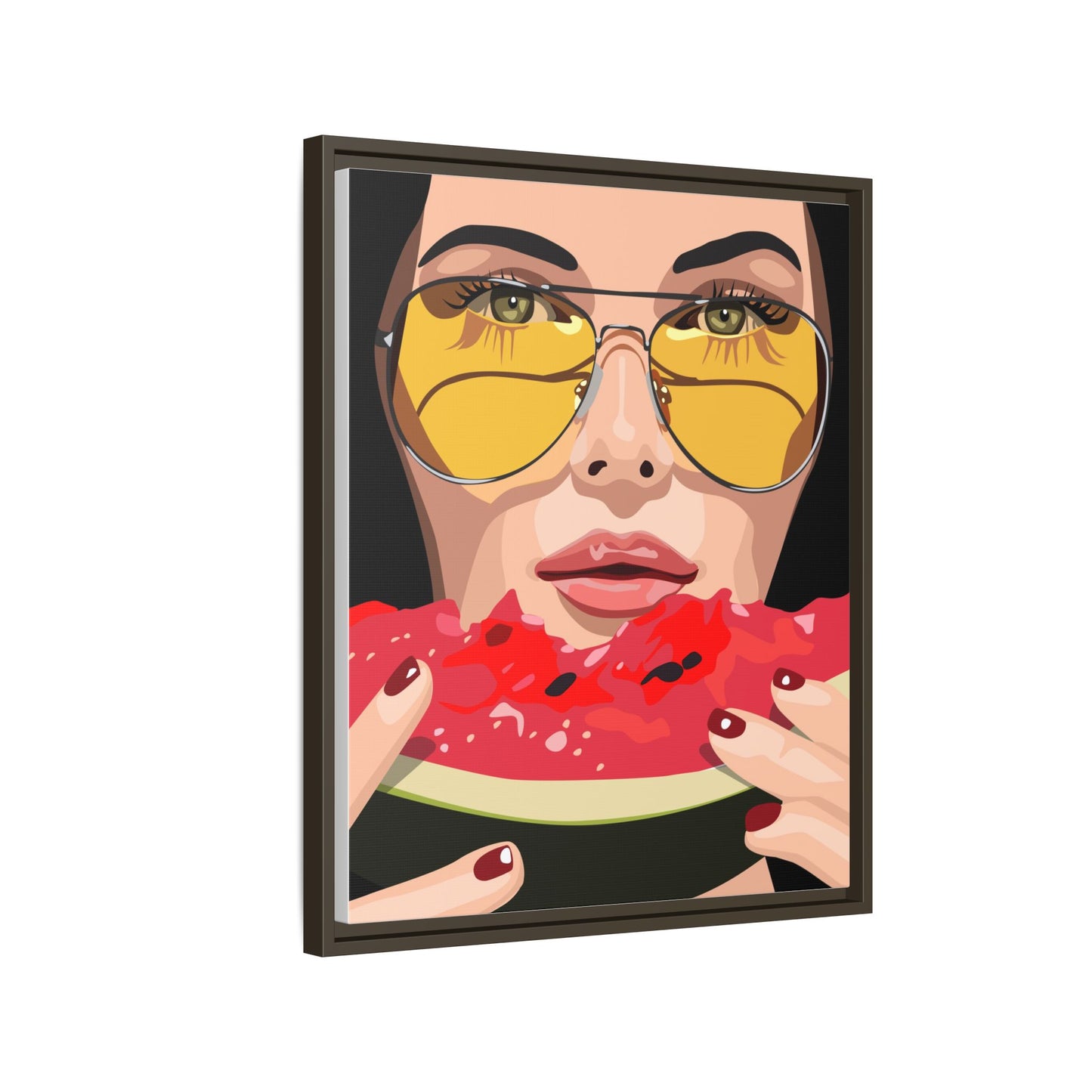 Vivid 81 by Orit Fuchs Framed Matte Canvas Wall Art