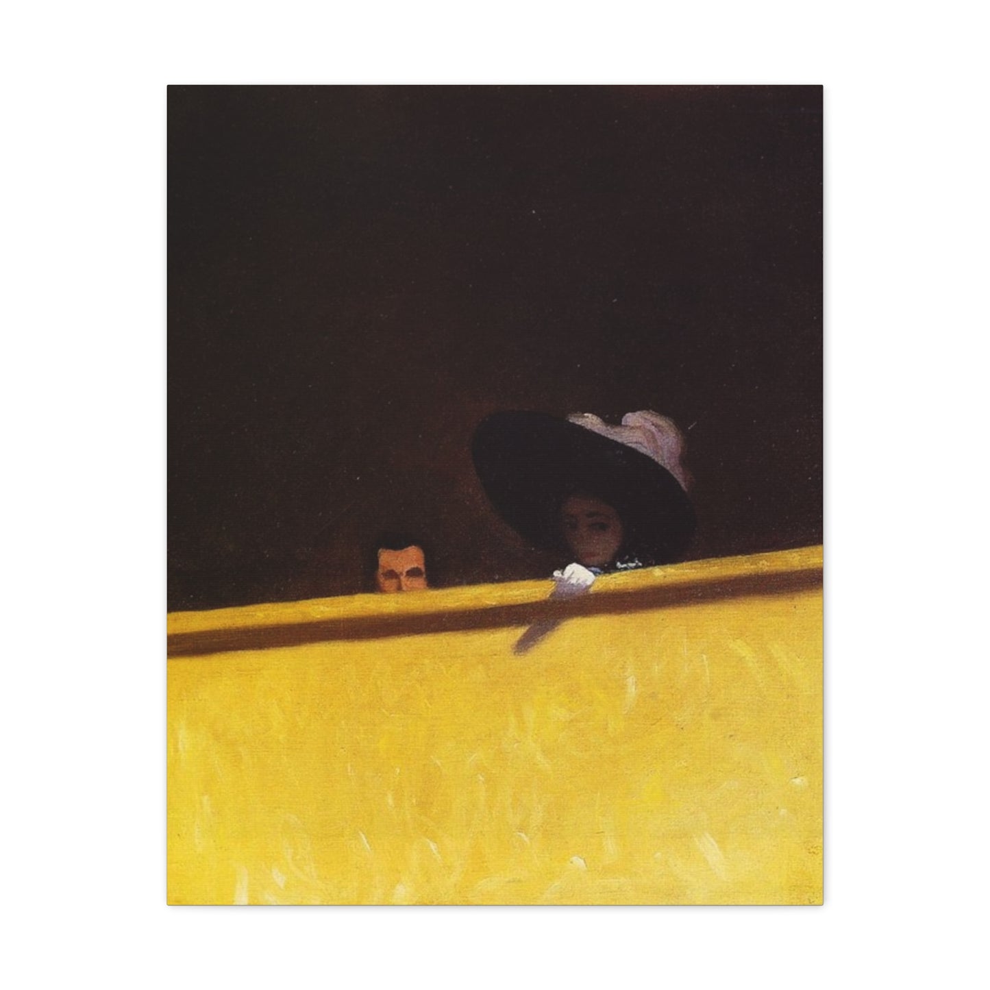 La loge de theatre by Félix Vallotton Matte Canvas Wall Art Print