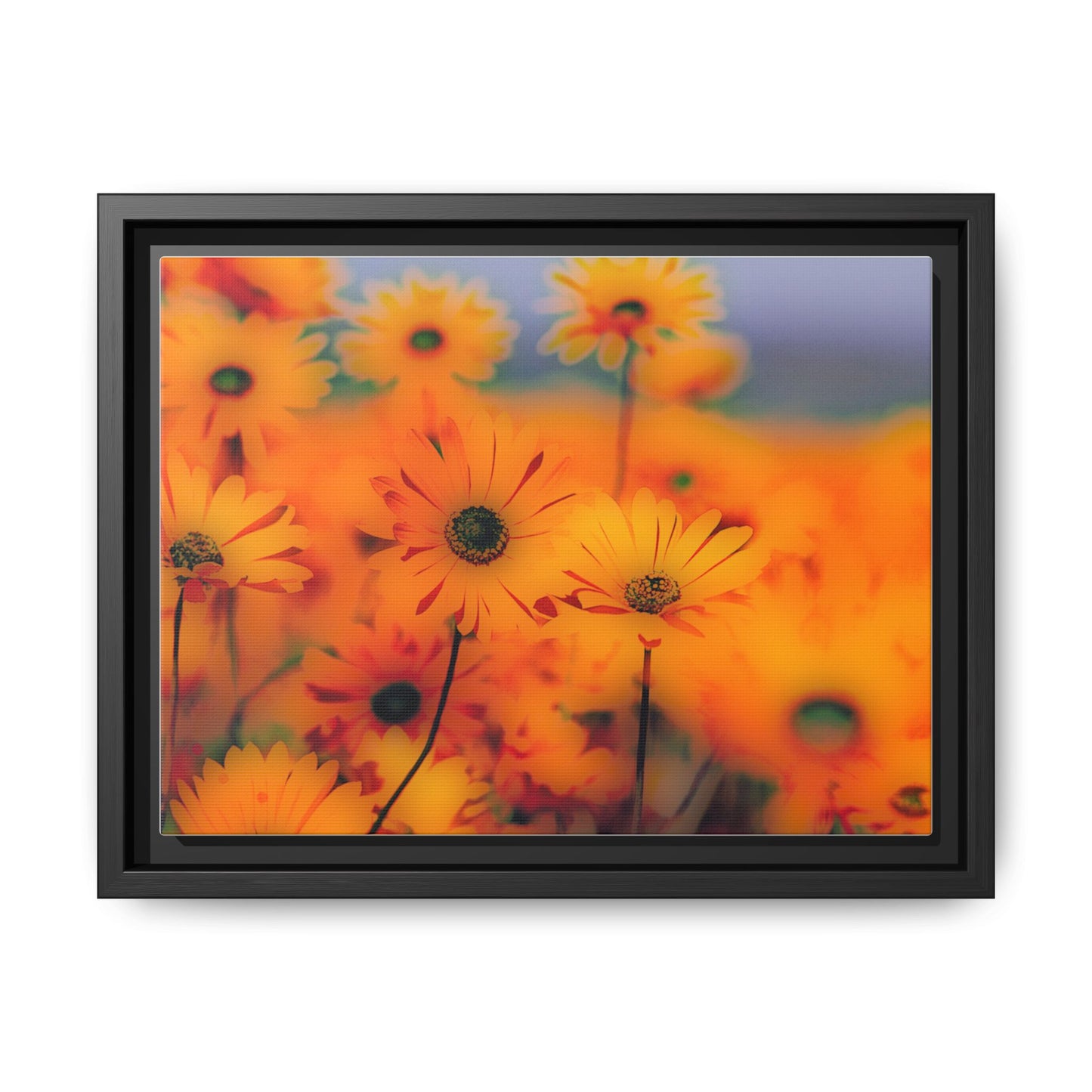 Bee Garden by Norman Barrett Framed Matte Canvas Wall Art Print