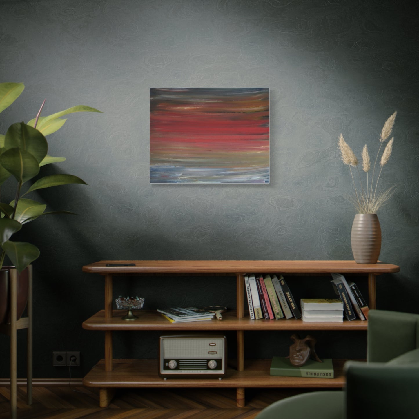 Misty morning by Norman Barrett Matte Canvas Print Wall Art