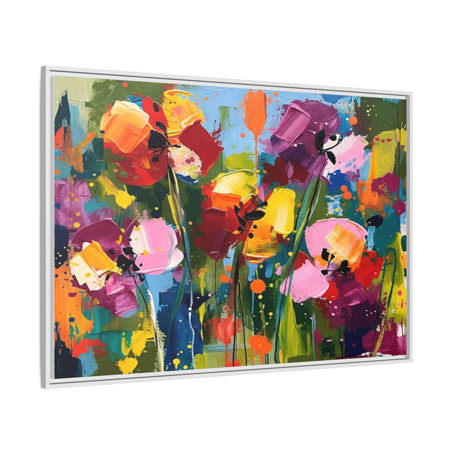 Matte Canvas, Framed (Multi-color)