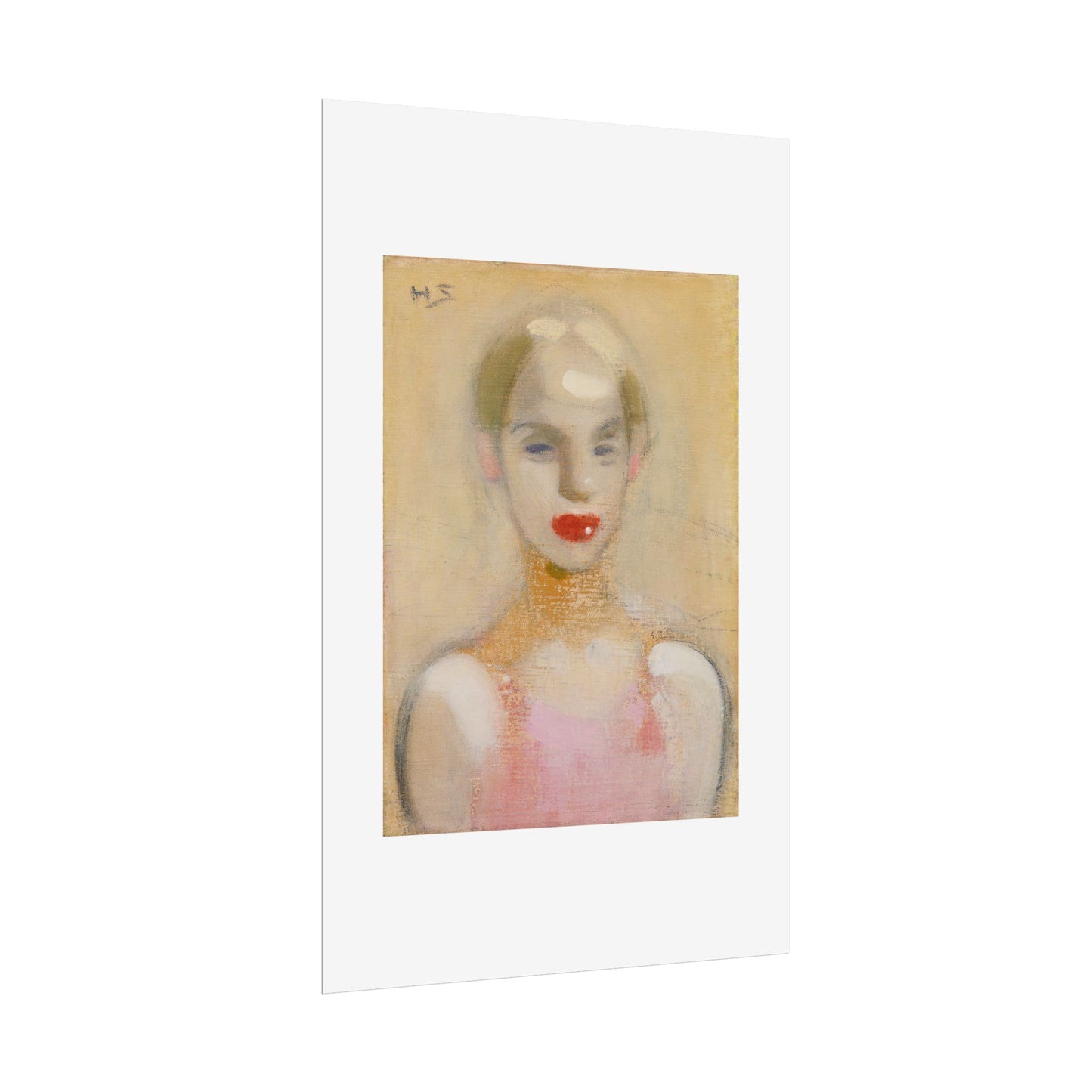 Circus Girl by Helene Schjerfbeck Wall Art Print