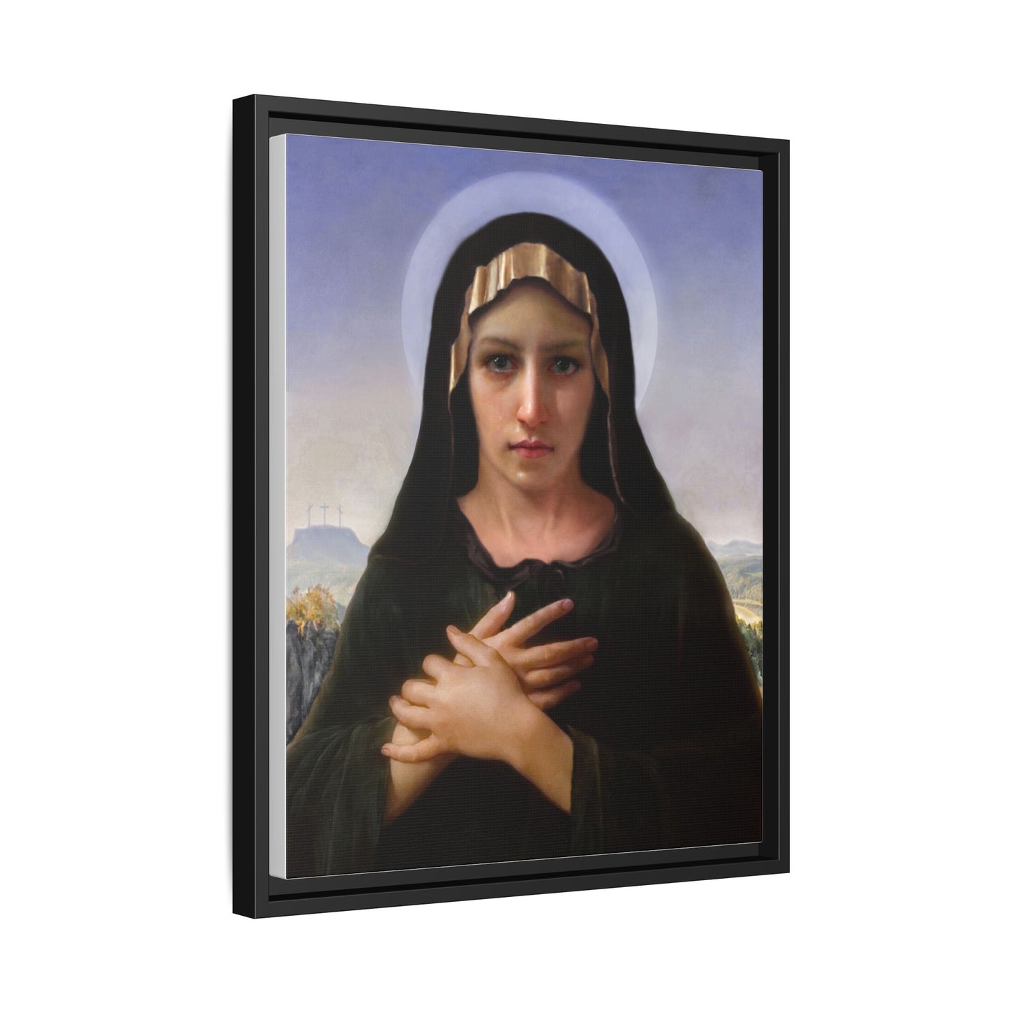 Virgo Solitudinis by William Adolphe Bouguereau Framed Matte Canvas Print