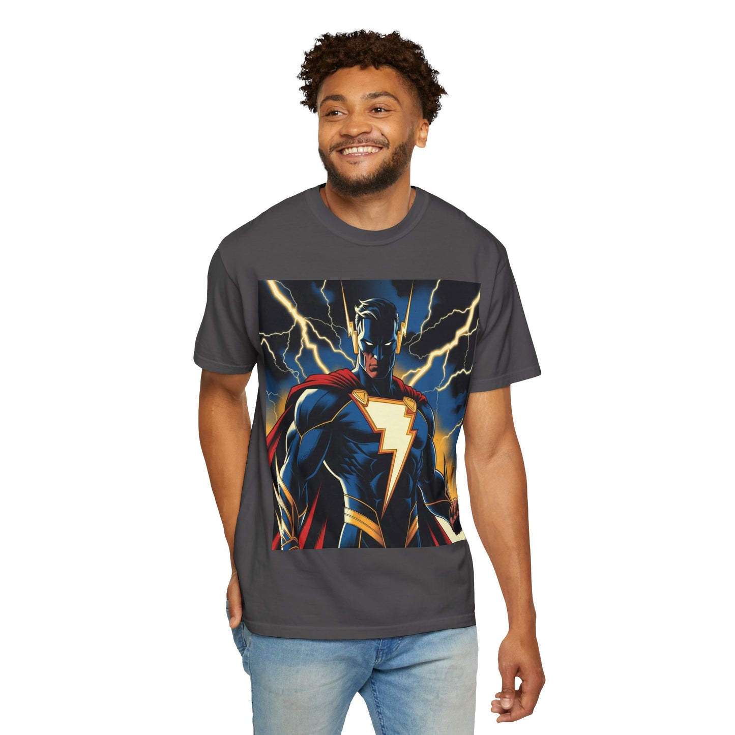 Unisex Superhero Garment-Dyed T-shirt