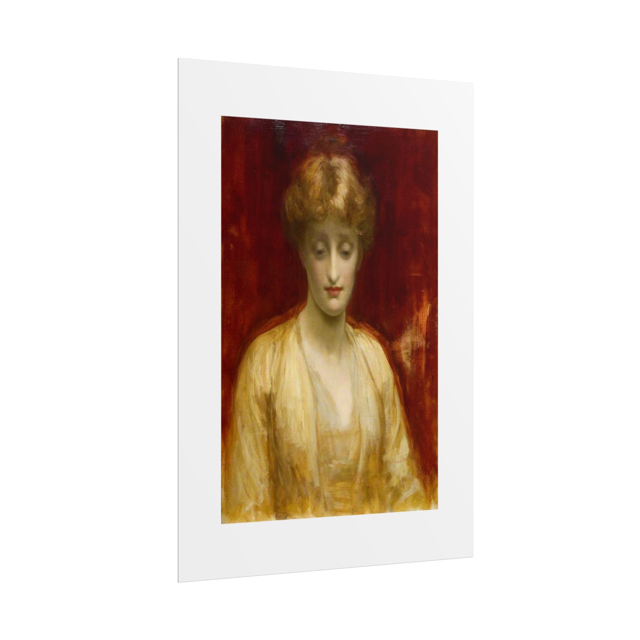 Mrs Williams by Lord Frederic Leighton Wall Art Print