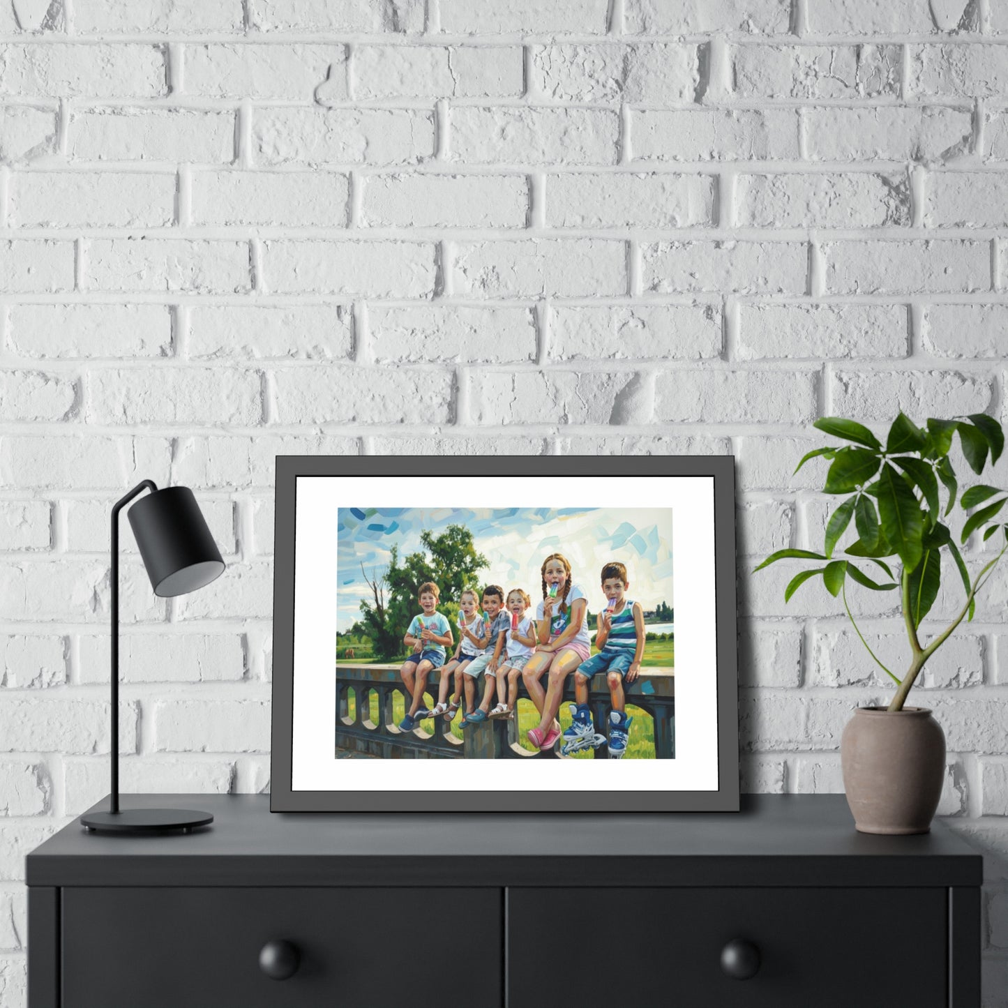 Framed Poster - Custom Family Portrait Art Print