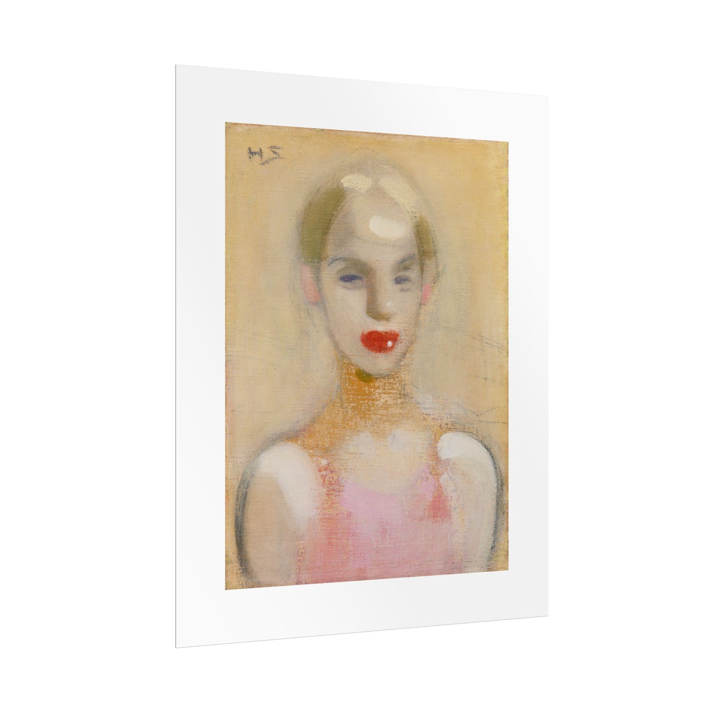 Circus Girl by Helene Schjerfbeck Wall Art Print