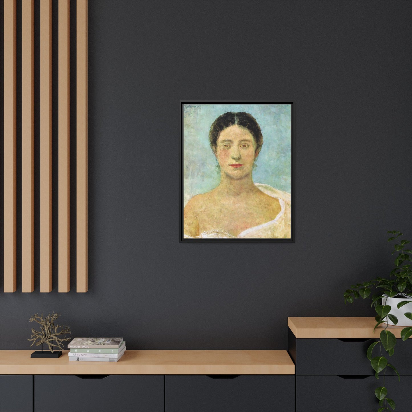 Bianca by Max Klinger Framed Matte Canvas Portrait Print
