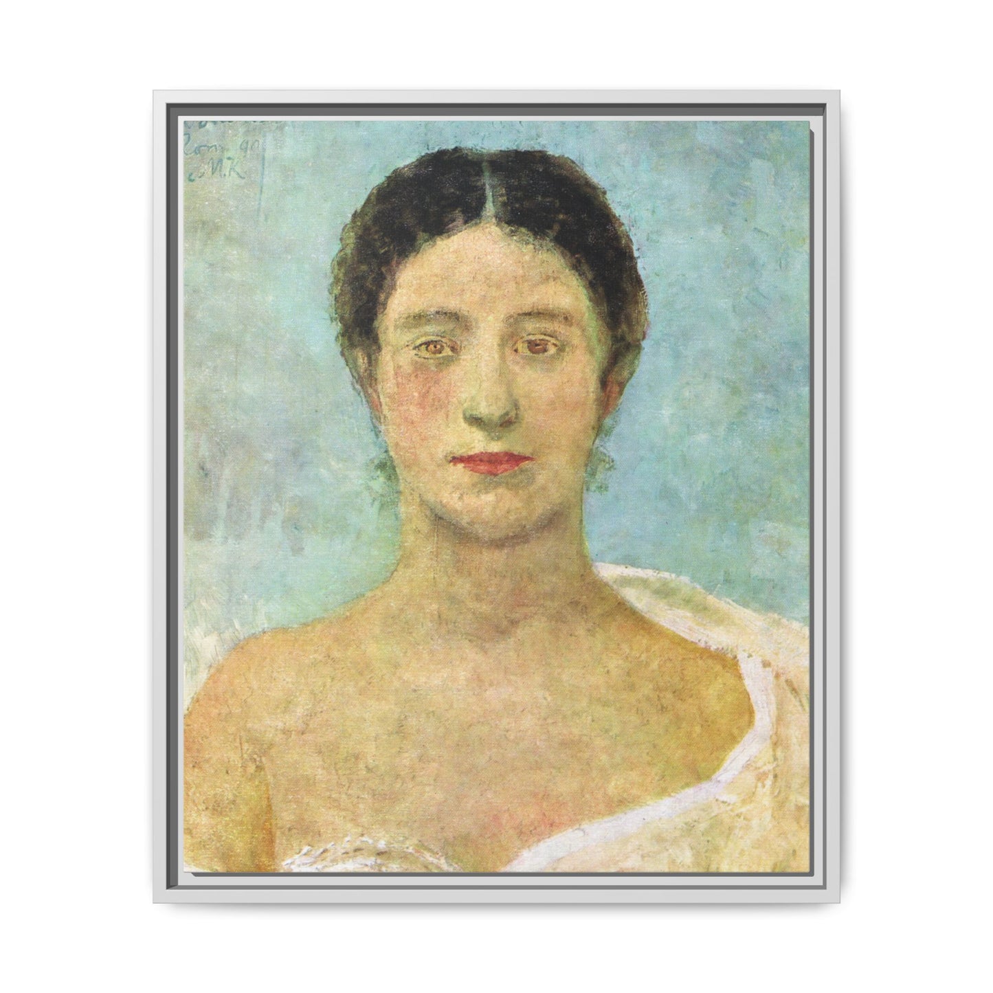 Bianca by Max Klinger Framed Matte Canvas Portrait Print