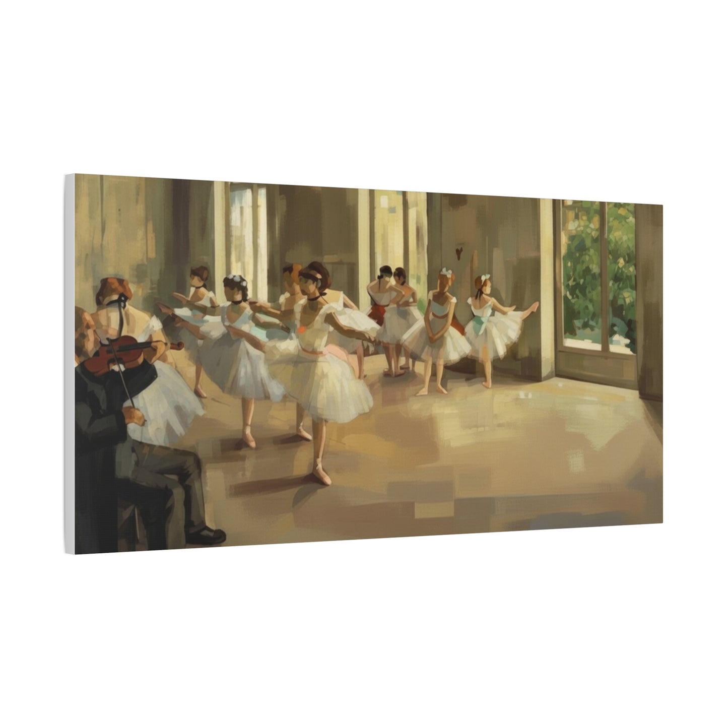 Ballet Rehearsal Matte Canvas
