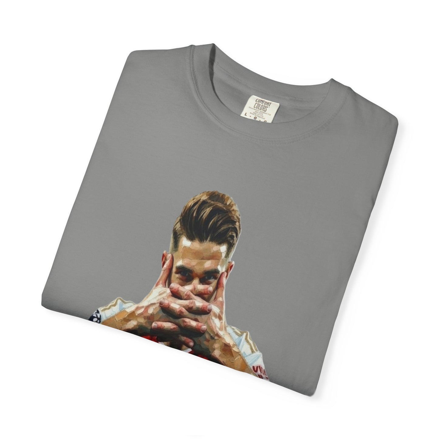 Soccer Celebration T-Shirt — Emirates 'Fly Better' Jersey Design