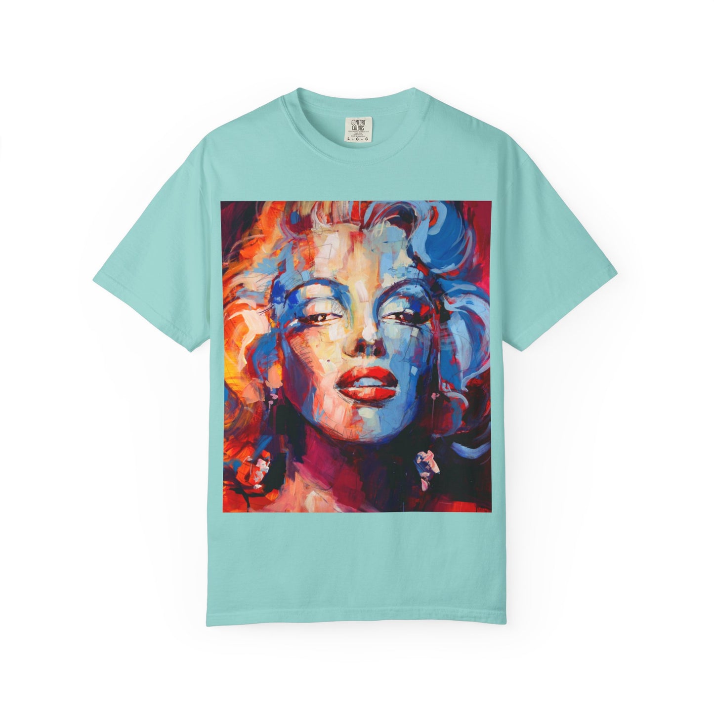 Artistic Pop Portrait T-Shirt — Colorful Marilyn-Inspired Graphic Tee