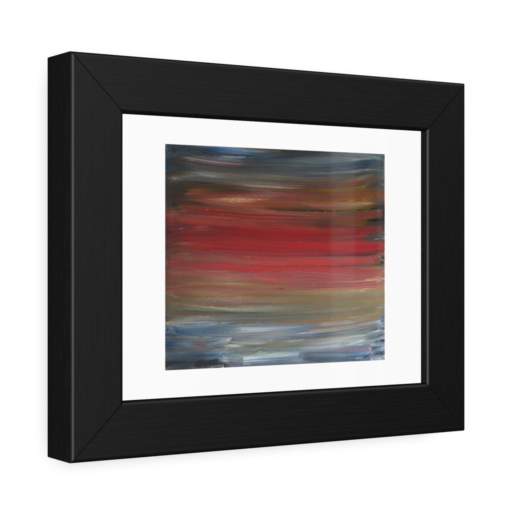 Misty morning by Norman Barrett Framed Poster Wall Art