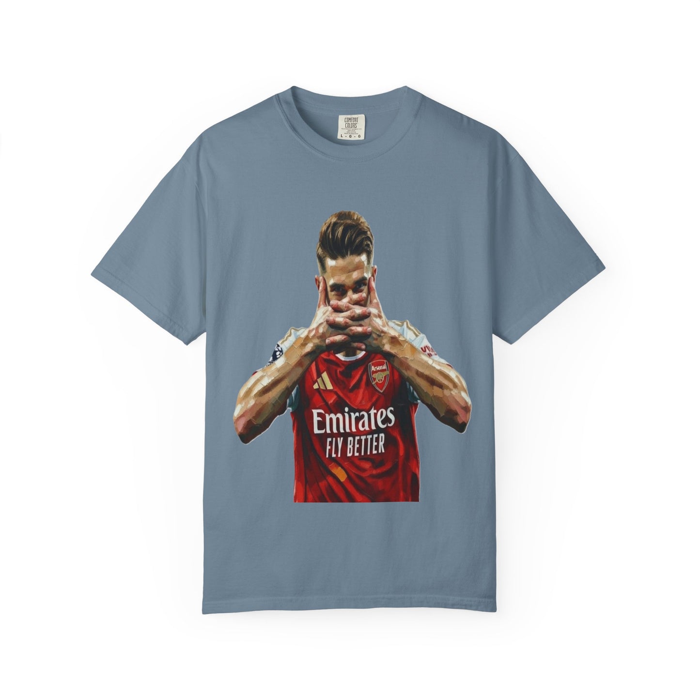 Soccer Celebration T-Shirt — Emirates 'Fly Better' Jersey Design