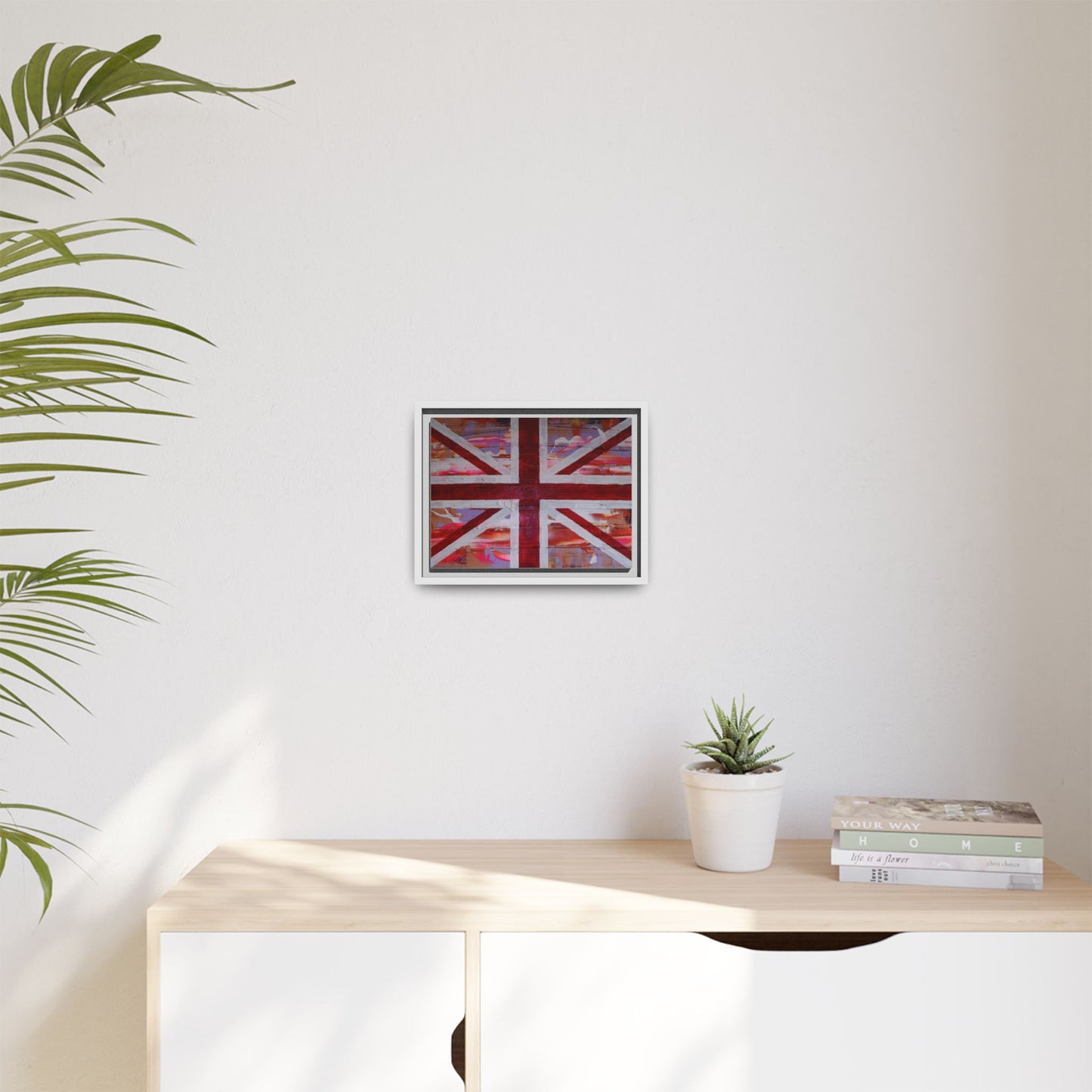 Union Jack is back! by Norman Barrett Framed Matte Canvas Print Wall Art