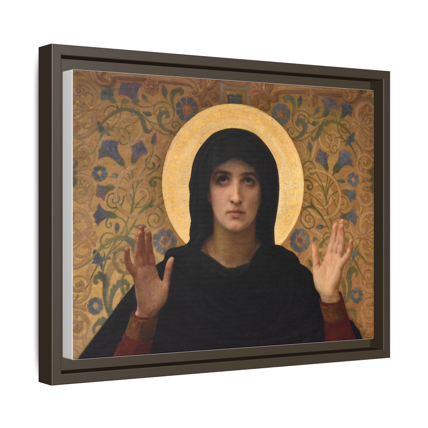 La Vierge consolatrice by William Adolphe Bouguereau Framed Matte Canvas Wall Art