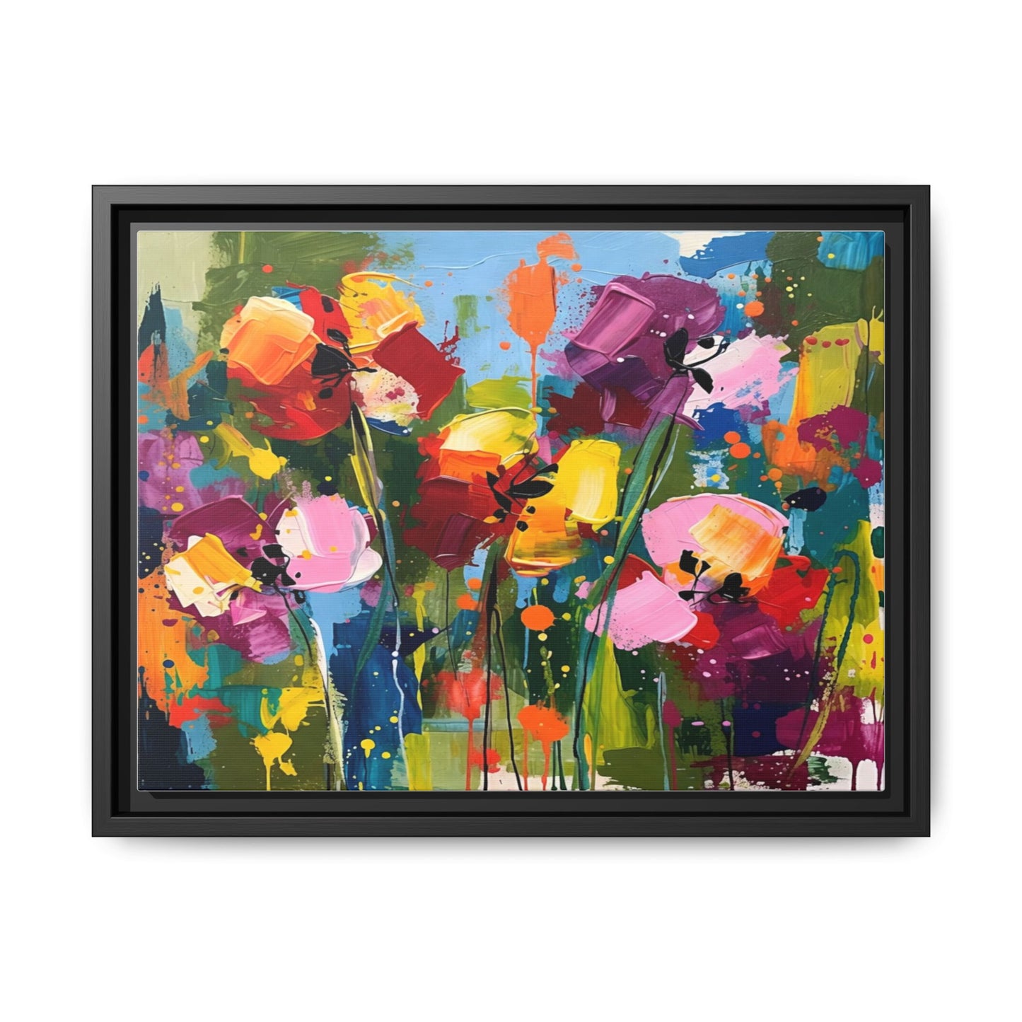 Matte Canvas, Framed (Multi-color)